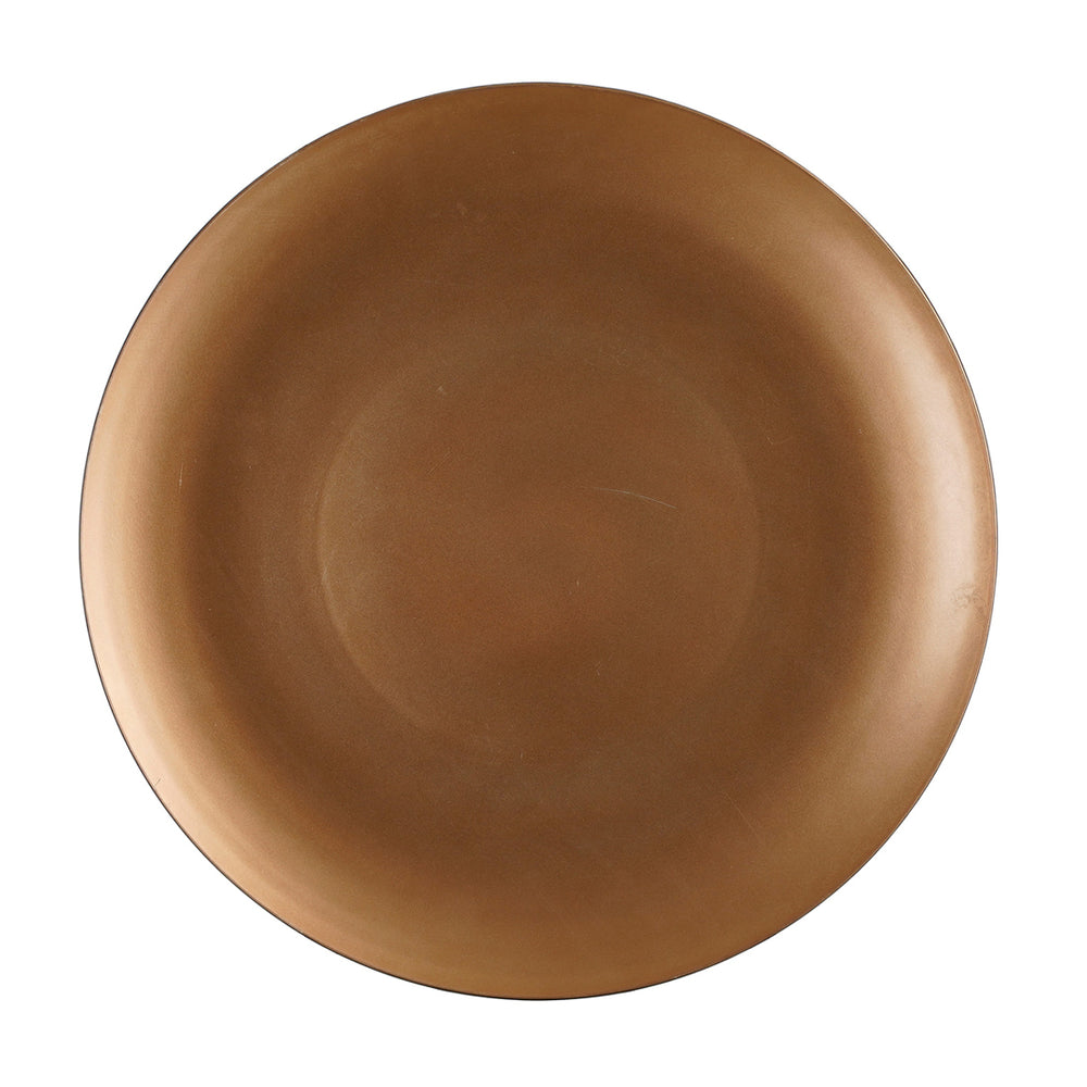 Mila Bronze Recycled Plastic Decoration Plate (47cm)
