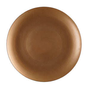 Mila Bronze Recycled Plastic Decoration Plate (47cm)