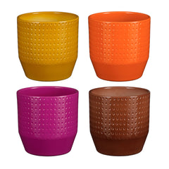 Nola pot available in 4 colors d13,5cm each at