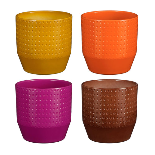 Nola pot available in 4 colors d13,5cm each at