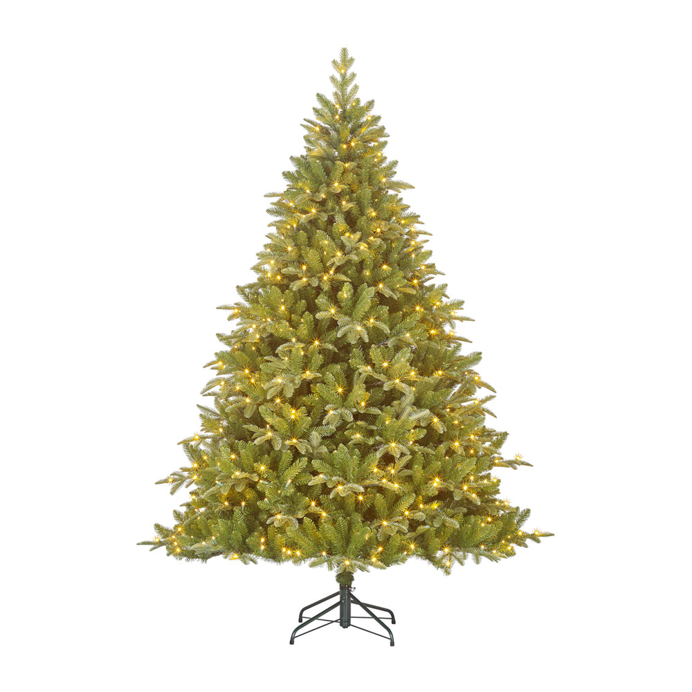 Green Bolton Christmas Tree with LEDs (230cm)