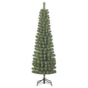 Green Charlton Pillar Christmas Tree (215cm)