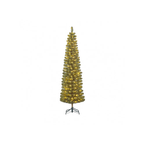 Green Charlton Christmas Tree with LEDs (155cm)