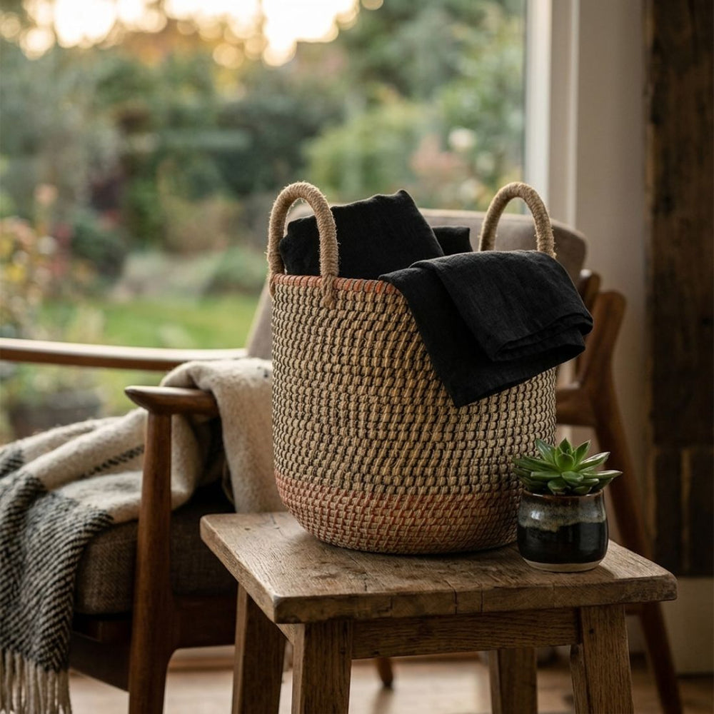 Hanne Woven Storage Basket (28 cm)