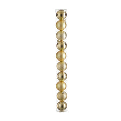 Unbreakable Gold Bauble Set (6cm, 10 Pieces)