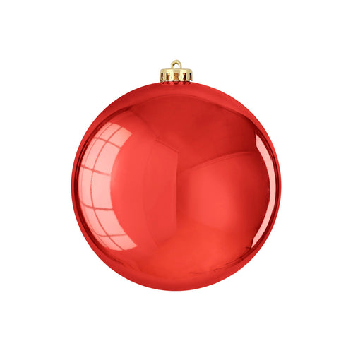 Unbreakable Shiny Red Bauble (15cm)