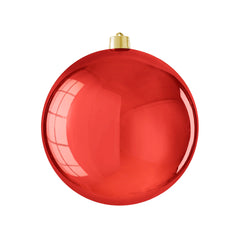 Unbreakable Shiny Red Bauble (25cm)