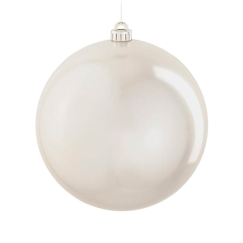 Bauble unbreakable cream pearl - d20cm