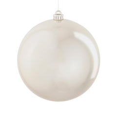 Bauble unbreakable cream pearl - d20cm