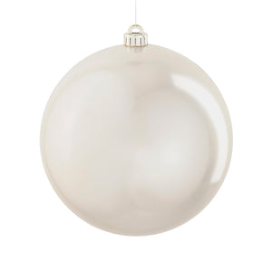 Bauble unbreakable cream pearl - d20cm