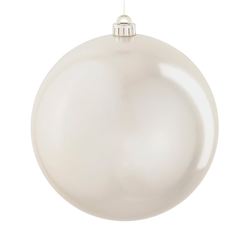 Bauble unbreakable cream pearl - d25cm