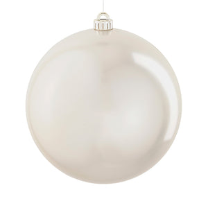 Bauble unbreakable cream pearl - d25cm