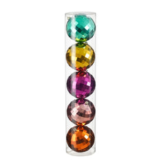 Unbreakable Bauble Set - 4-Color Mix incl. Fuchsia (5 Pieces)