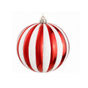 Bauble unbreakable red 3 assorted - d20cm