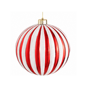 Bauble unbreakable red 3 assorted - d15cm