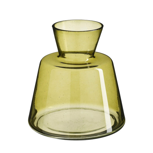 Green Strato Glass Vase (21 cm)