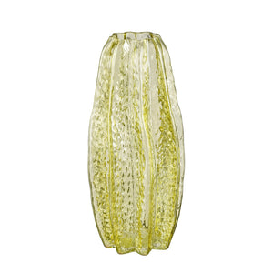 Yellow Sasja Glass Vase (28.5 cm)