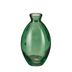 Elva Dark Green Single Flower Vase (12 cm)