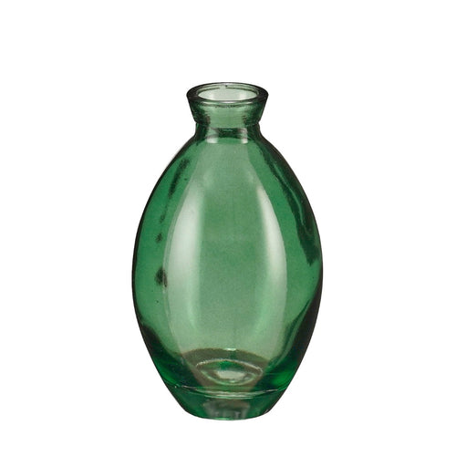 Elva Dark Green Single Flower Vase (12 cm)