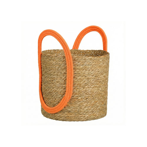 Orange Round Storage Basket (32 cm)