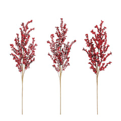 Red Berry Spray (92cm) Each At