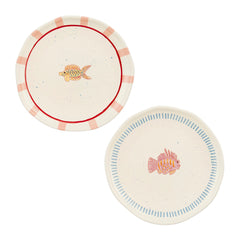 Pink & Blue Ariane Dinner Plate Each At (26.5 cm)
