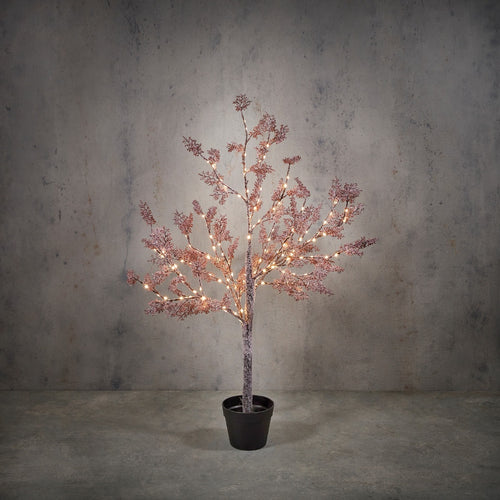 Pink Tree In Pot Classic White 150L IP44 With Timer