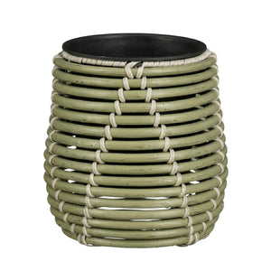 Cancun Round Green Planter (17 cm)