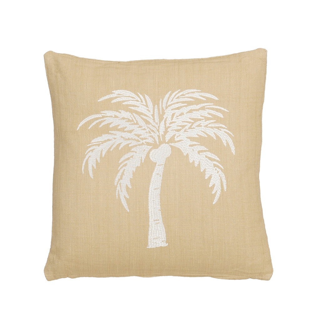 Off White Palm Tree Cushion (45 cm)