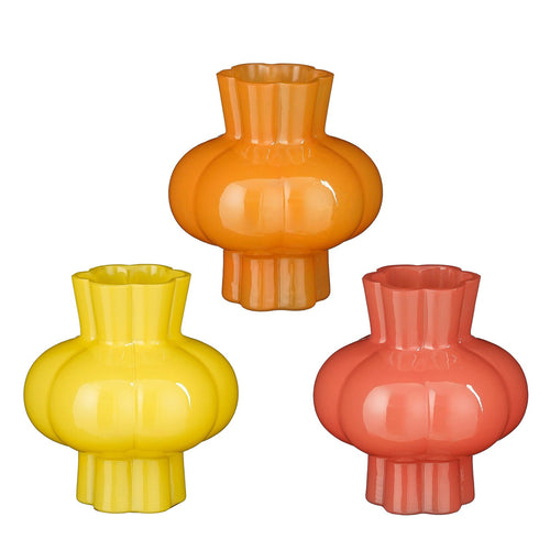 Pink Orange Yellow Vase (12 cm) - Each At