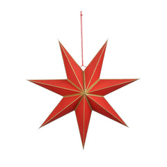 Red Gonda Hanging Star (60cm)
