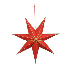 Red Gonda Hanging Star (60cm)