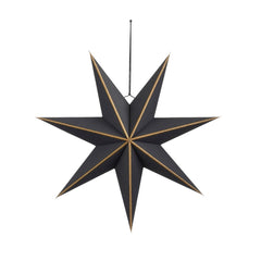 Black Hanging Star (60cm)
