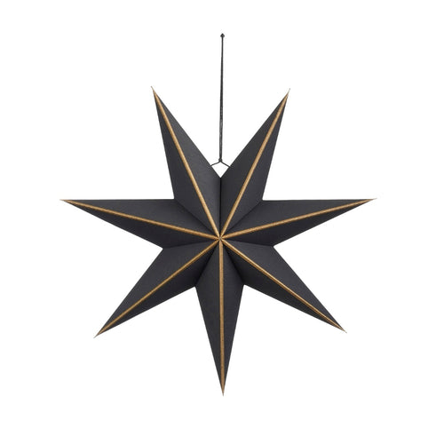 Black Hanging Star (60cm)