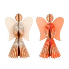 Pink Orange Angel Decoration (30cm)