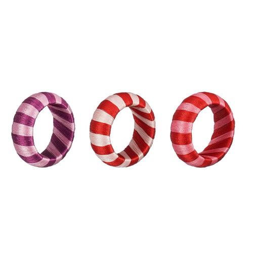 Recycled Plastic Pink Purple Napkin Ring