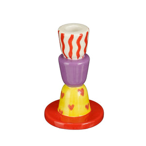 Red Ela Candle Holder (14.5cm)