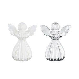 Silver White Angel Decoration (17.5cm)