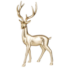 Decoration deer champagne - l37xw27xh62cm