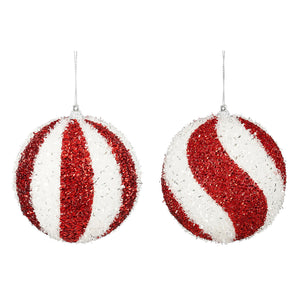 Unbreakable Bauble - Red & White
