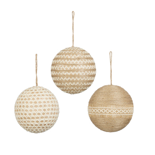 Unbreakable Beige Bauble (15cm)