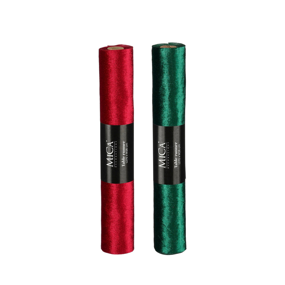 Green Red Table Runner Display (270cm)