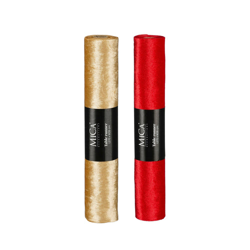 Red Gold Table Runner Display (270cm)