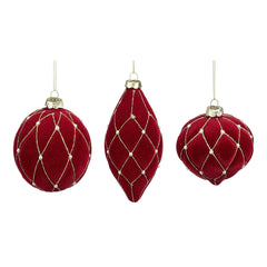 Onion Drop Ornament - Bordeaux