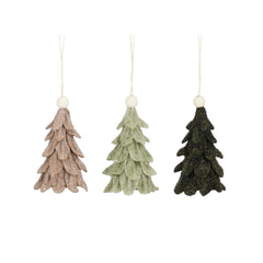 Black Green Brown Tree Ornament (14cm)