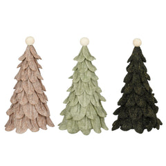 Black Green Brown Tree Decoration (24cm)