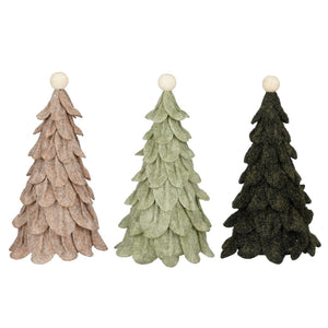 Black Green Brown Tree Decoration (24cm)