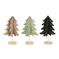 Black Green Brown Tree Decoration (33cm)