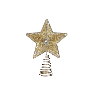 Gold Treetop Star (24cm)