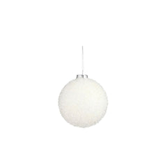 Unbreakable White Bauble (10cm)